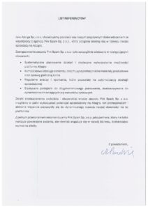 Referencja NUTRIDOME