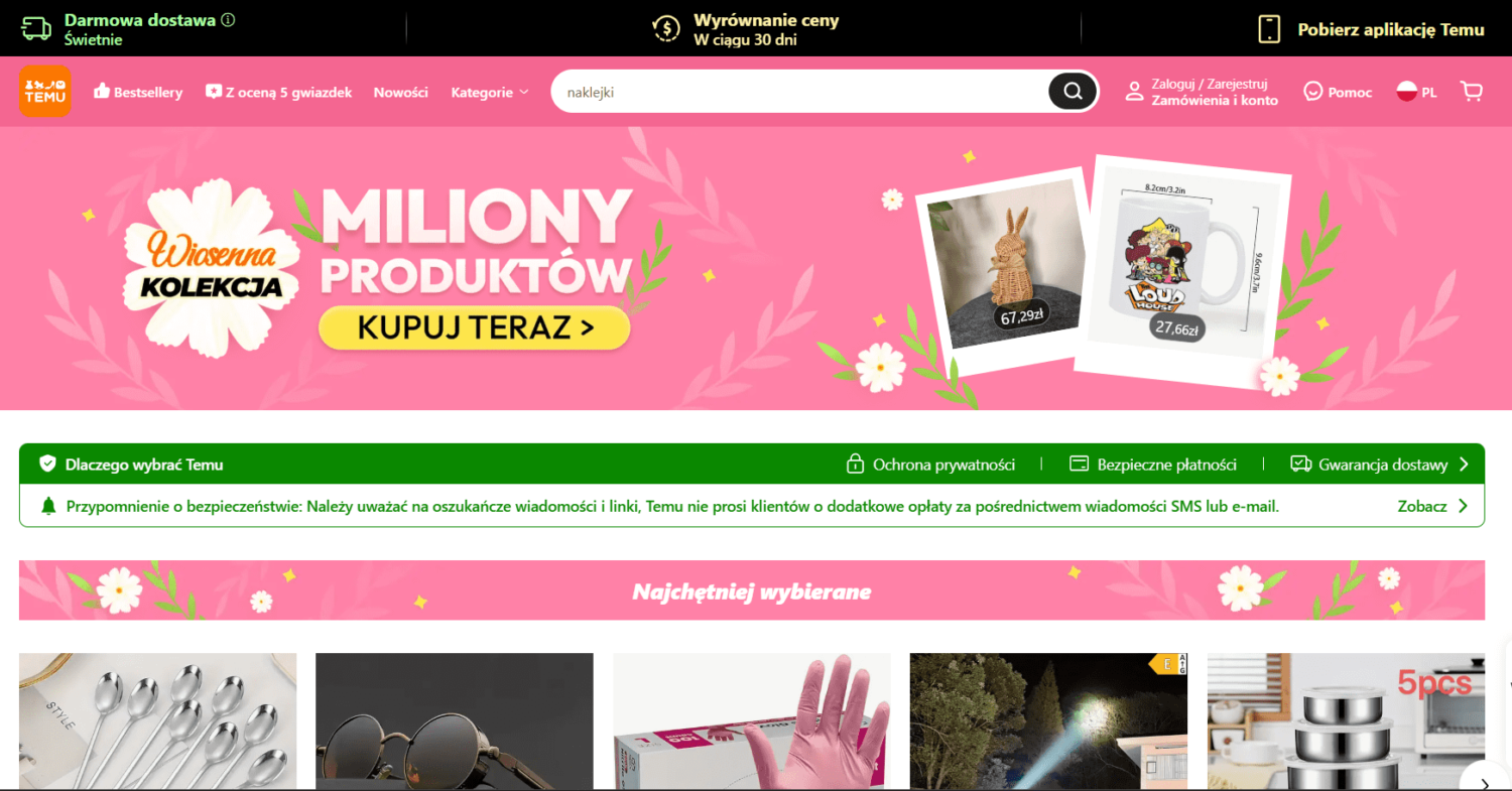 Platformy sprzedażowe – co to jest i jakie wyróżniamy? Przykład Temu