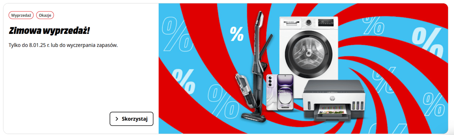 Up-selling - co to jest i jak działa? Czasowe obniżki cen produktów - przykład screen