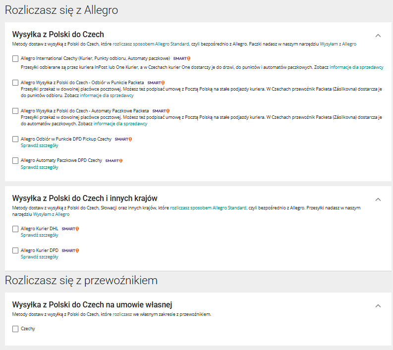 Allegro za granicą - wysyłka i rozliczenia z Allegro